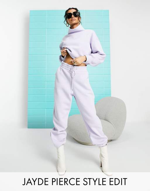 sweatpants and cropped sweatshirt set