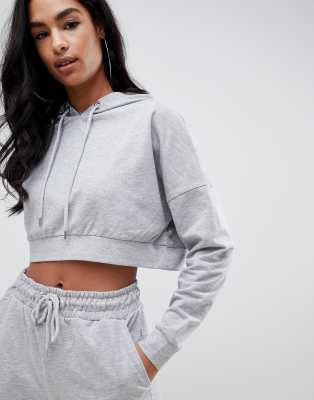 cropped jumper tracksuit