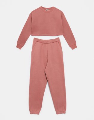 asos pink tracksuit