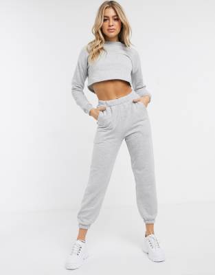 asos white tracksuit
