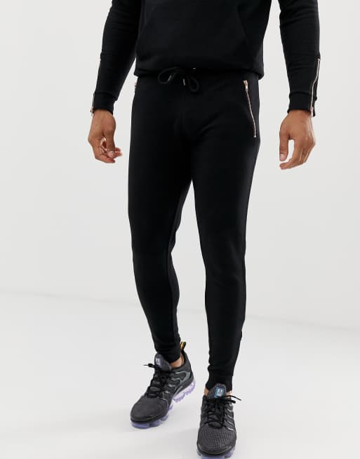 Nike black and rose gold clearance tracksuit