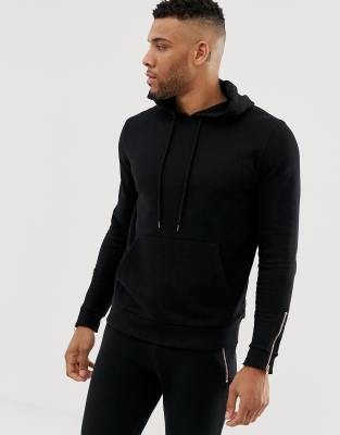 black and rose gold tracksuit