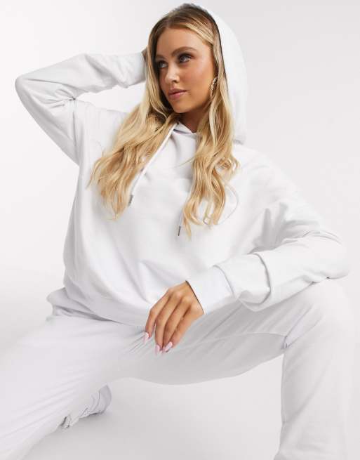 White cheap cotton tracksuit