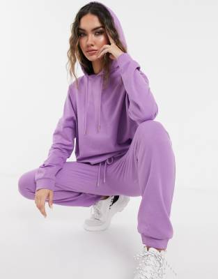 purple tracksuit set