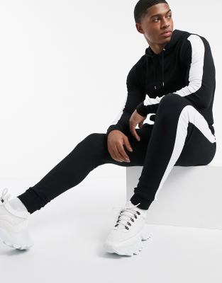 asos muscle fit tracksuit