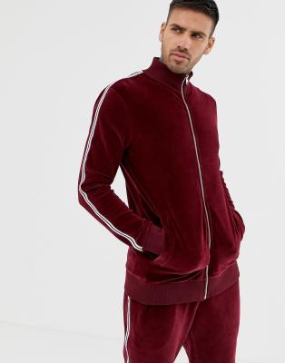 velour tracksuit asos