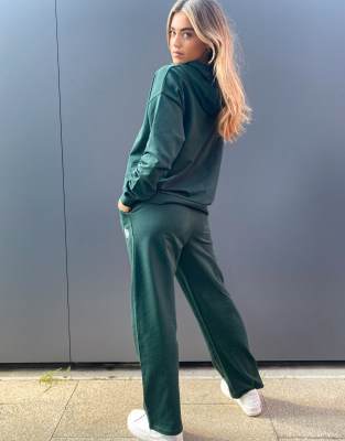 dark green jogger set