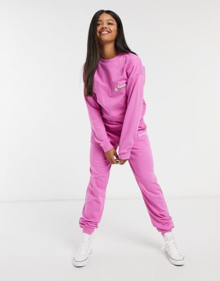 asos pink joggers