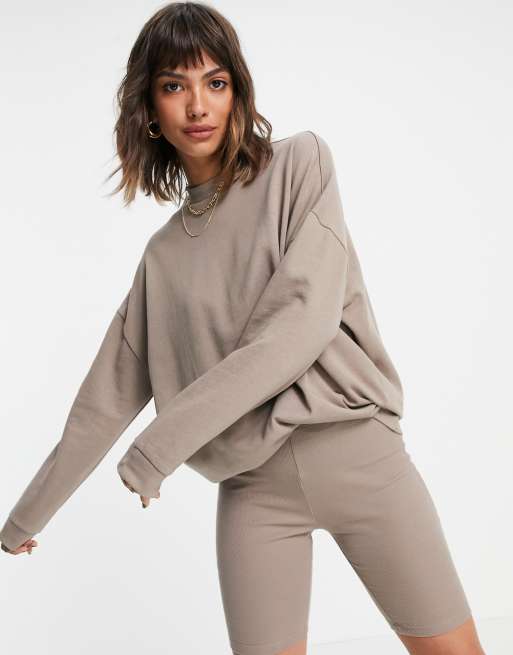 Asos oversized sweatshirt hot sale