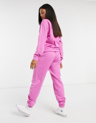 Asos pink tracksuit online