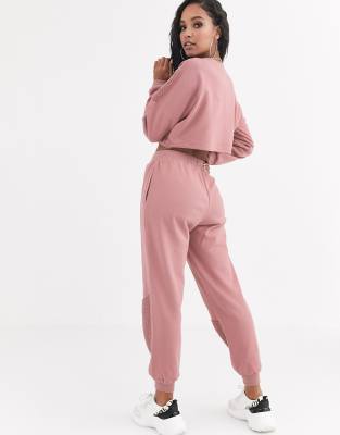 asos pink tracksuit