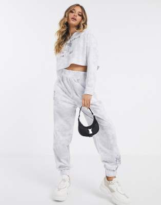 asos white tracksuit