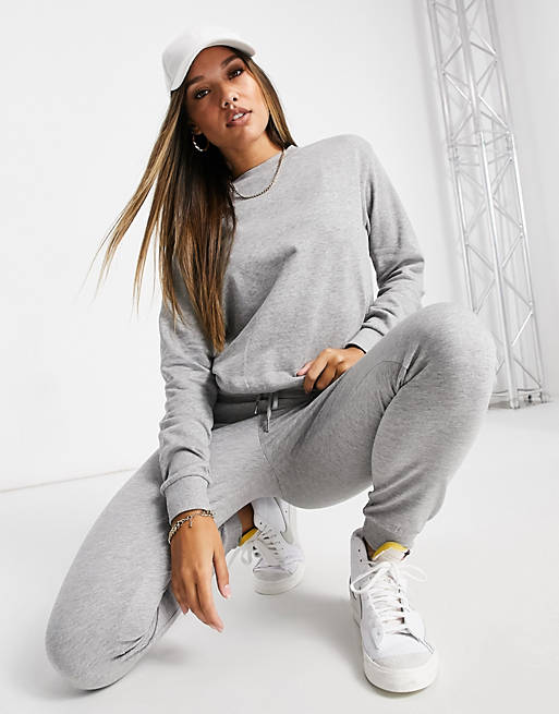 Tracksuits tracksuit slim sweat / jogger in grey marl 