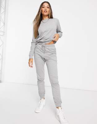 skinny grey tracksuit