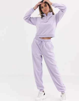 lavender tracksuit