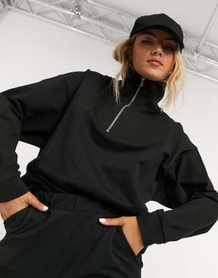 asos black tracksuit
