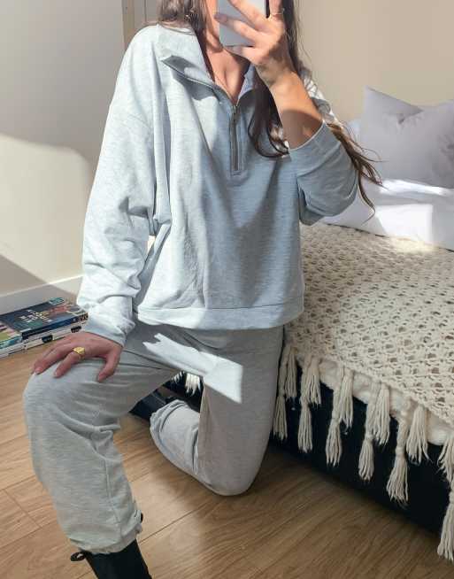 marl grey tracksuit