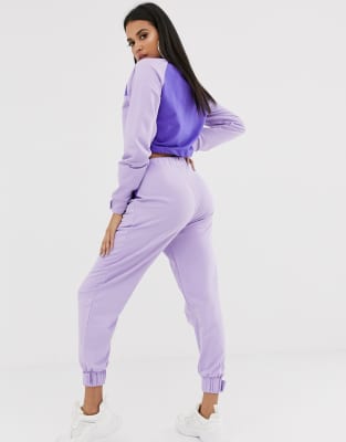 lavender tracksuit