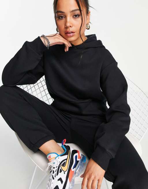 ASOS DESIGN tracksuit ultimate oversized hoodie jogger in black