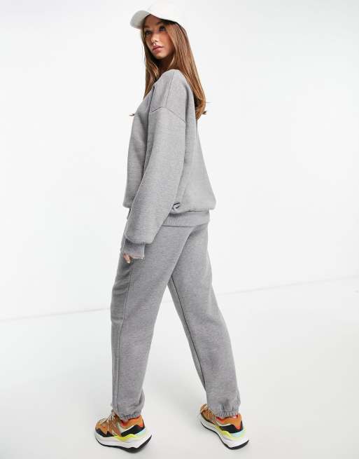 ASOS DESIGN tracksuit ultimate sweat jogger in charcoal ASOS