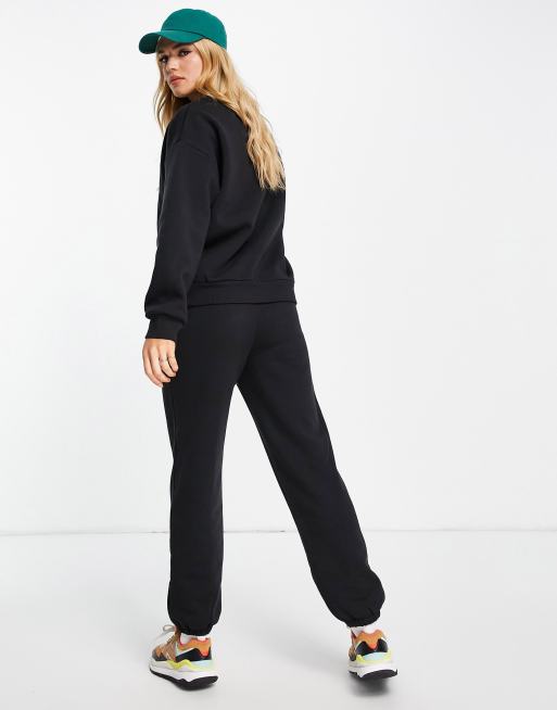 ASOS DESIGN tracksuit ultimate sweat sweatpants in black ASOS