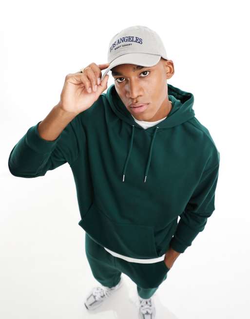 ASOS Tracksuit With Oversized Hoodie And Oversized joggers in Green for Men