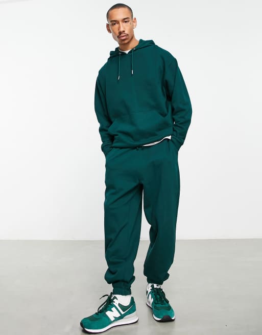 Navy store green joggers