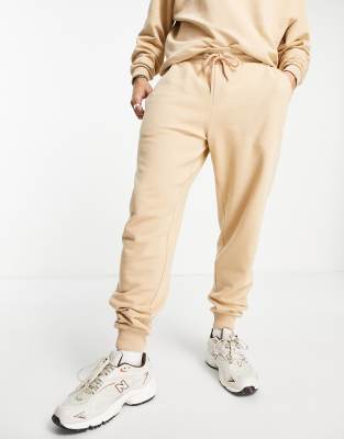 cream colored joggers