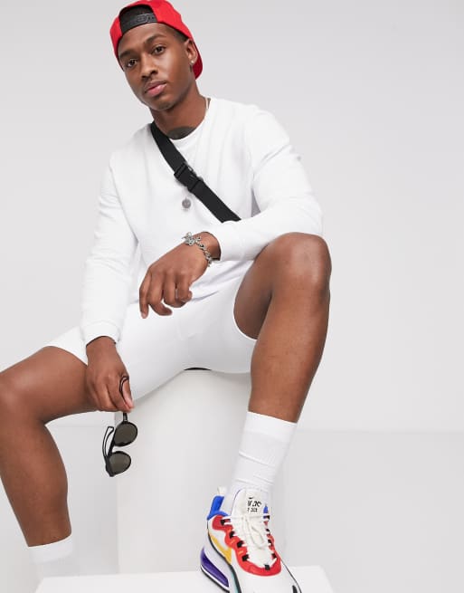 Asos best sale white tracksuit