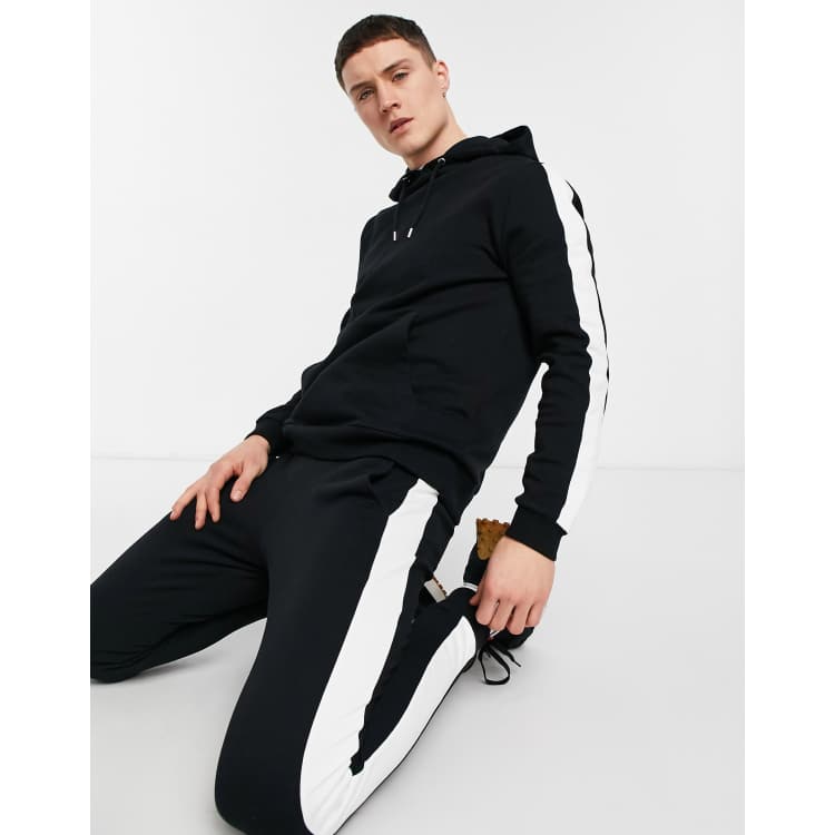 Asos cheap black tracksuit