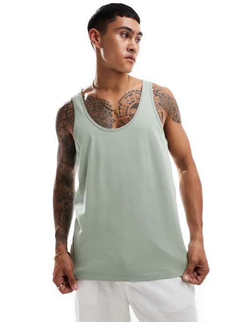 ASOS DESIGN – Trägertop in Hellgrün