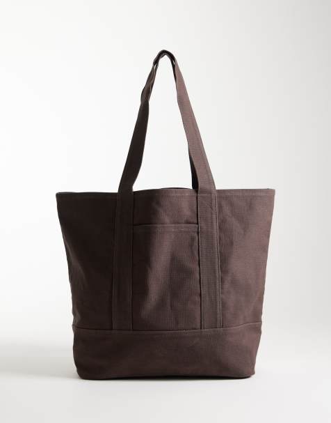 ASOS DESIGN – Tragetasche in Braun - view 1