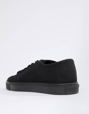 black trainers asos