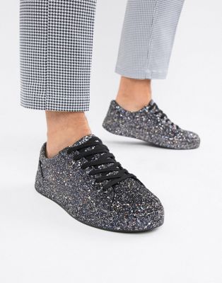 asos glitter trainers