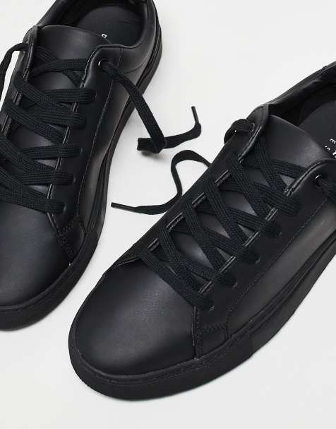 Mens wide clearance black shoes