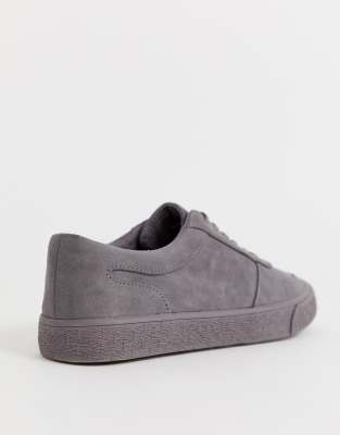 grey suede trainers