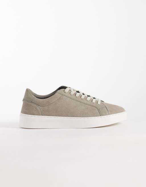 ASOS DESIGN trainers in grey suede, 2 of 5