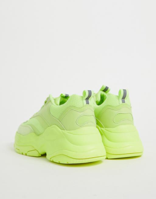 Asos store neon shoes