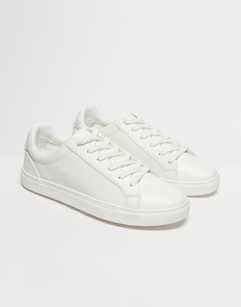 Mens white trainers asos on sale