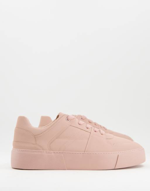 Asos hot sale pink trainers