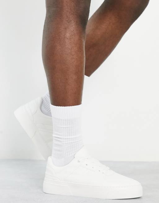 Asos white hot sale vans