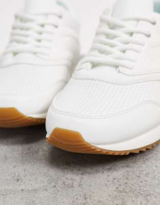 asos silver trainers