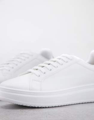 white thick trainers