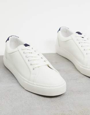 asos white mens trainers