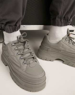 asos grey trainers
