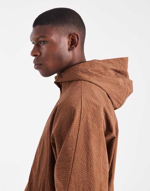 ASOS DESIGN - Trainingsjack in bruin, 4 van 5