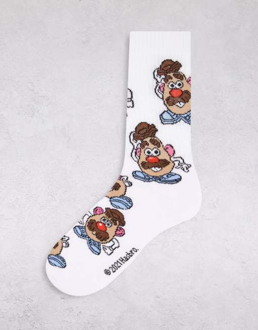 ASOS DESIGN – Träningsstrumpor med Mr Potato Head