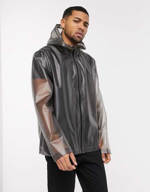 Zara transparent raincoat outlet mens