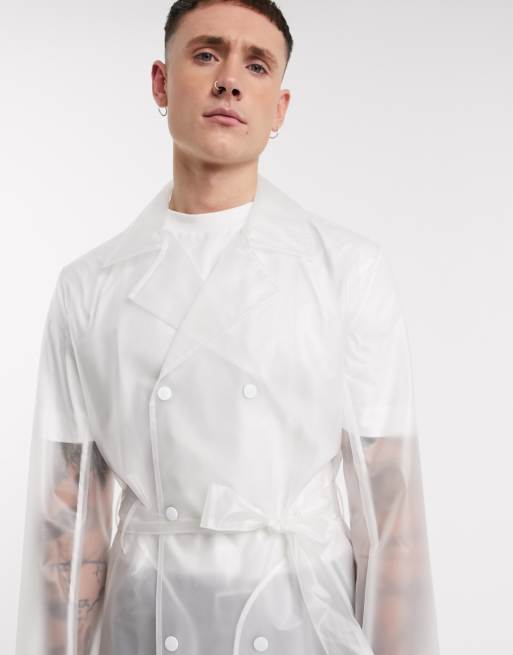 Clear hotsell trench coat