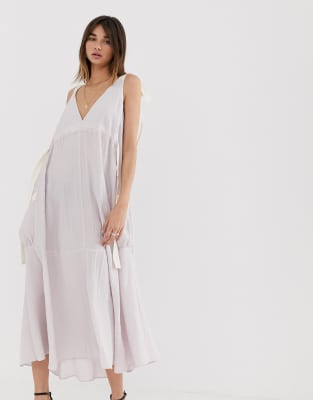 asos trapeze maxi dress